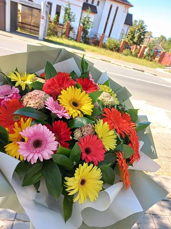 Букет цветов из: Герберы в Червлённой